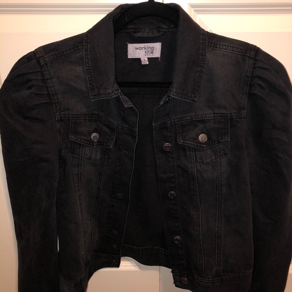 charcoal jean jacket - Picture 1 of 1